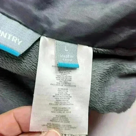 Free Country Jacket Black Women’s Size Large Puffer - Picture 4 of 7